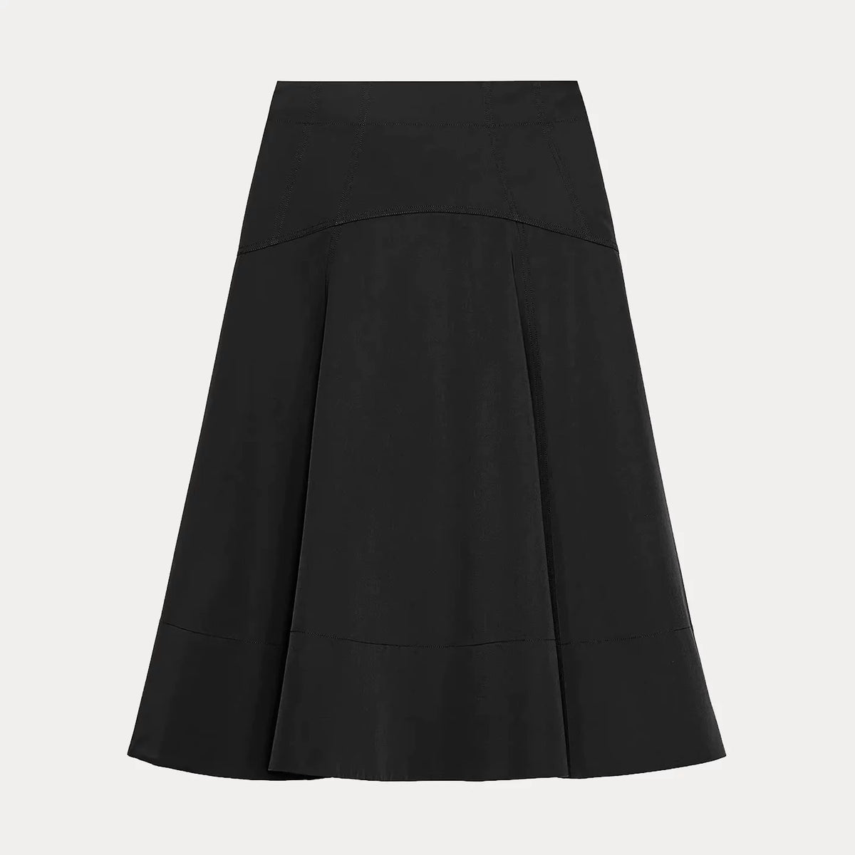 Belted Flared Skirt