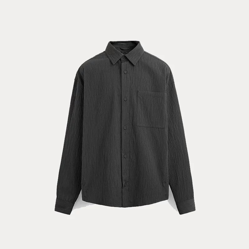Studded Collar Overshirt