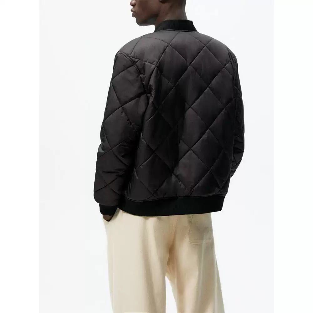 Lightweight Quilted Bomber Jacket
