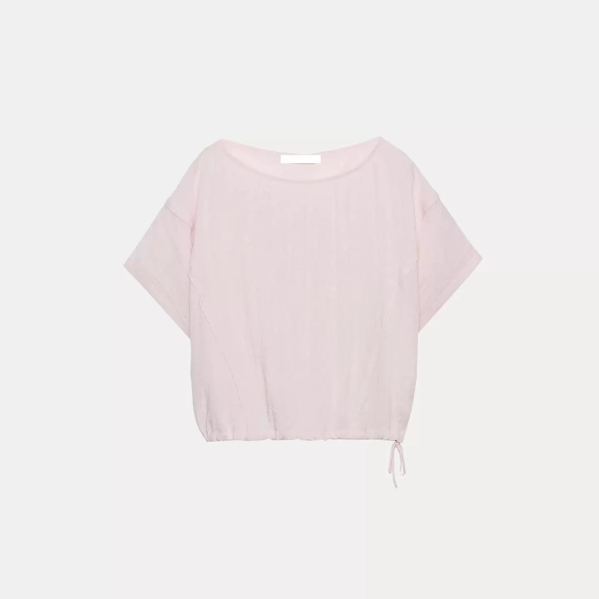 Crew Neck Shirt and Lantern Wide-Leg Set