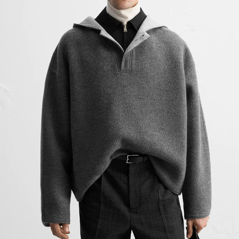 Contrast Panel Hooded Jacket