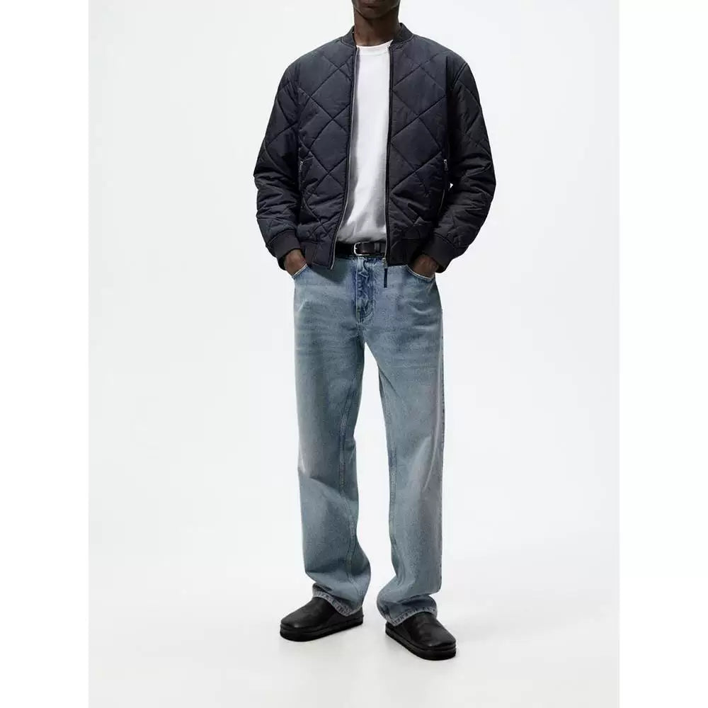Lightweight Quilted Bomber Jacket