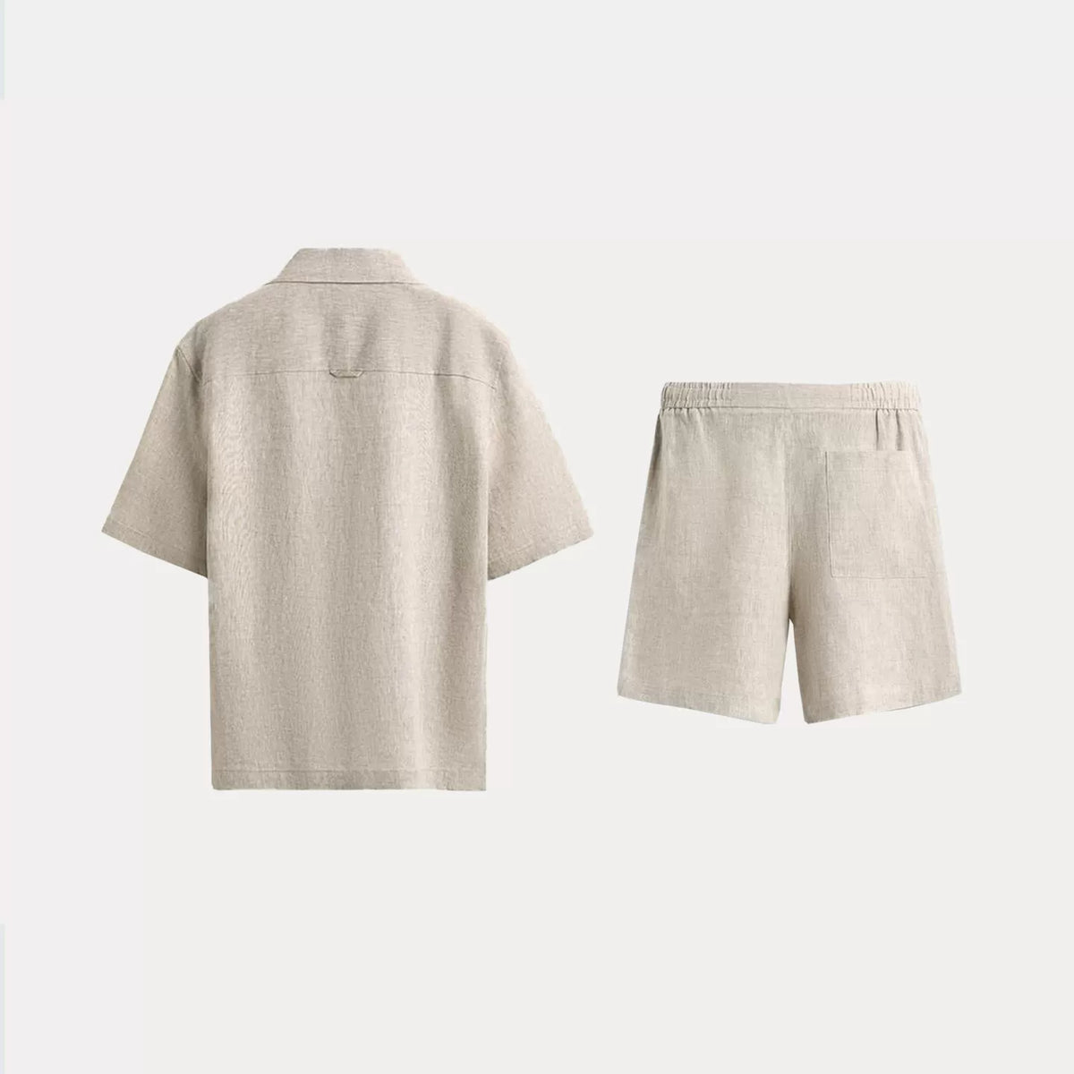 Short-Sleeve Shirt and Shorts Set