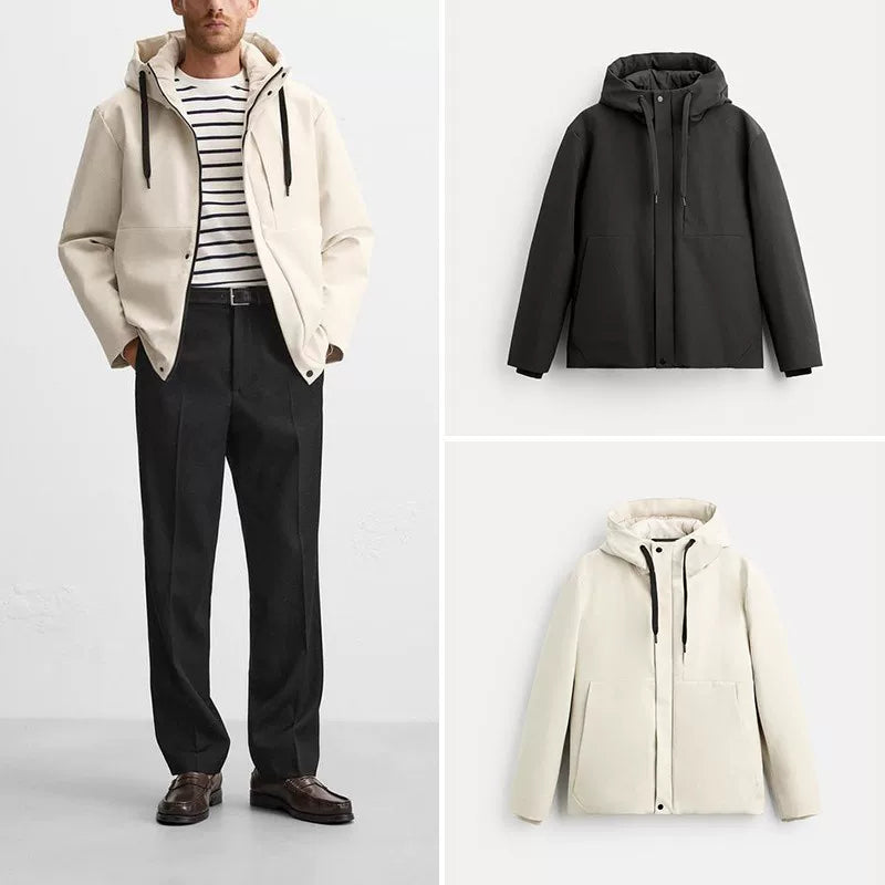 Technical Zip Hooded Jacket