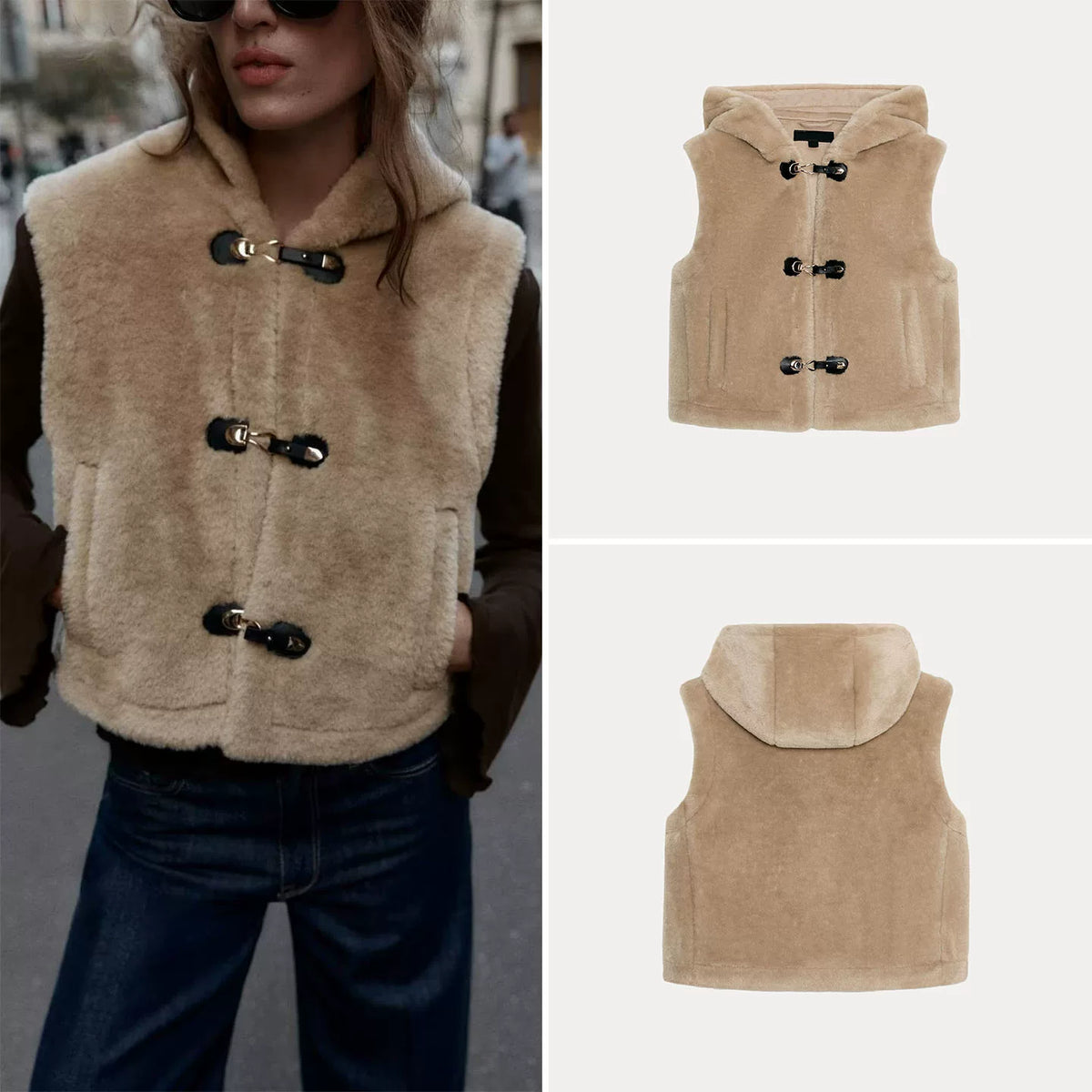 Knotted Fleece Vest