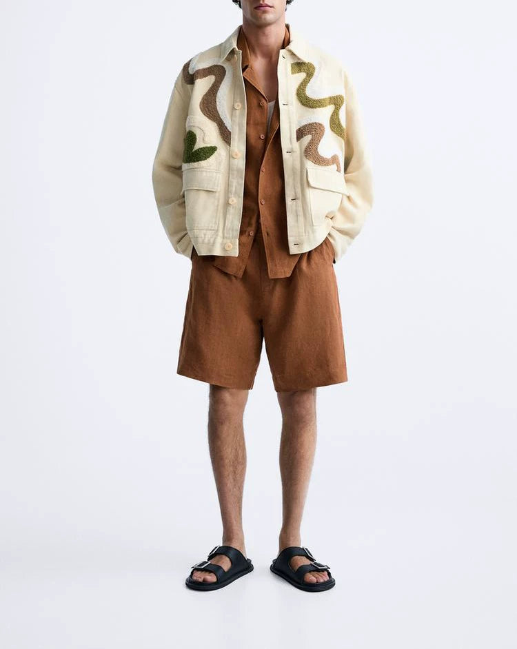 Raised Patch Utility Jacket