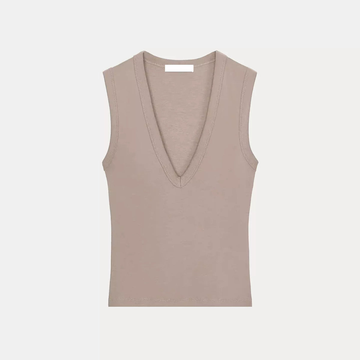 Sleeveless V-Neck Top