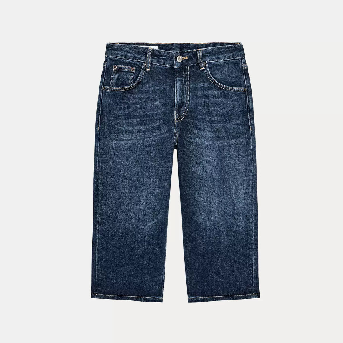 Mid-Rise Capri Jeans