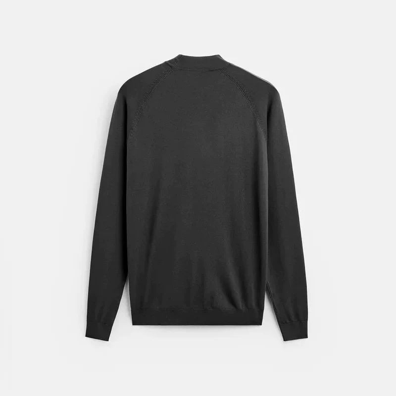 Relaxed Half-Neck Knit Sweater