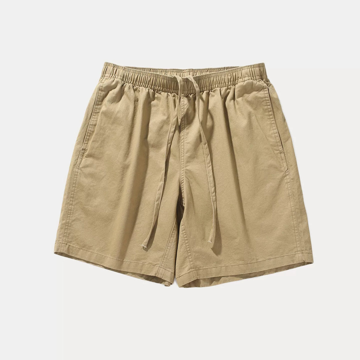 Elastic Drawstring Five-Point Shorts