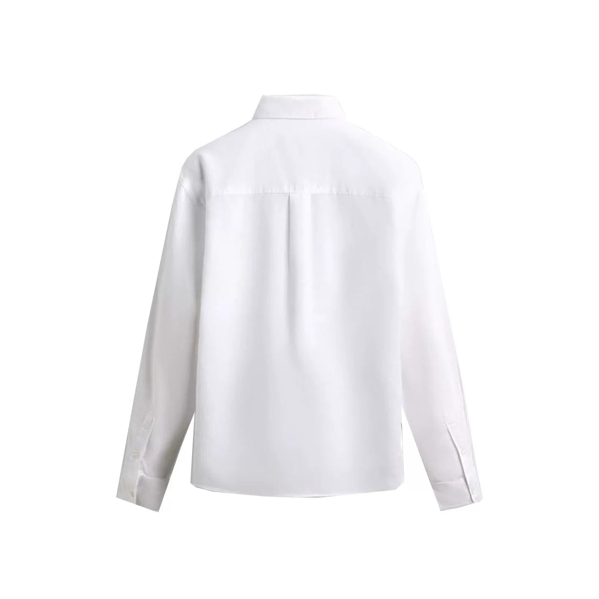 Slim Straight Long-Sleeve Shirt