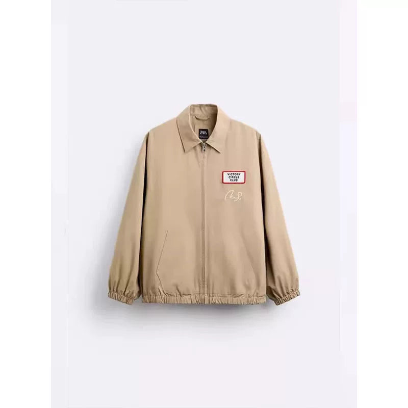 Embroidered Patch Lightweight Jacket