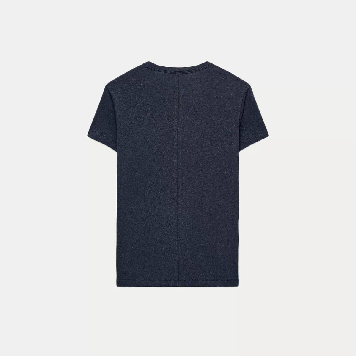 Straight-Cut Crew Neck T-Shirt