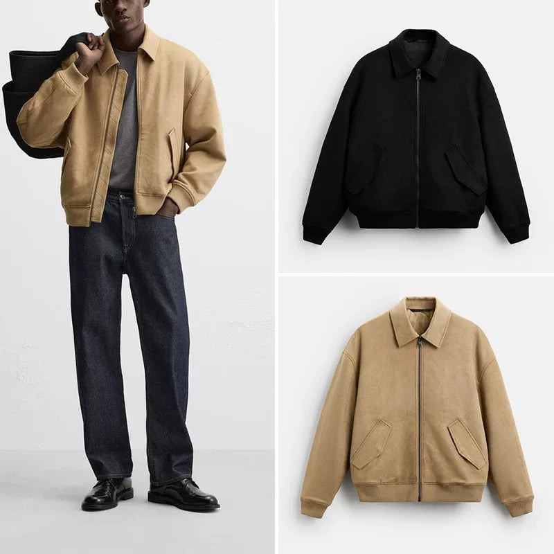 Retro Zip Pilot Jacket