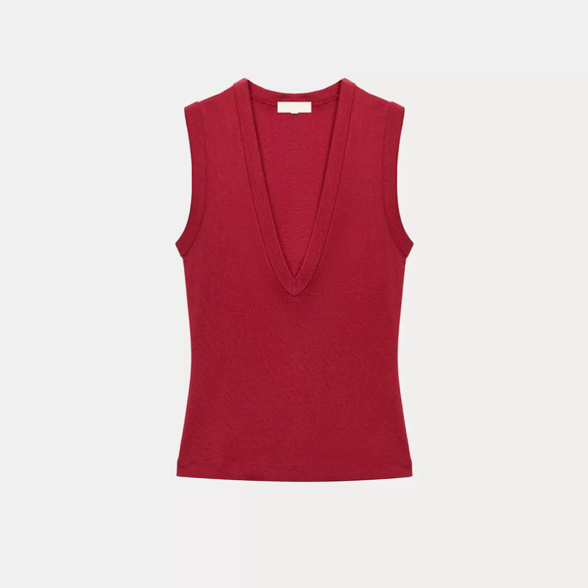 Sleeveless V-Neck Top