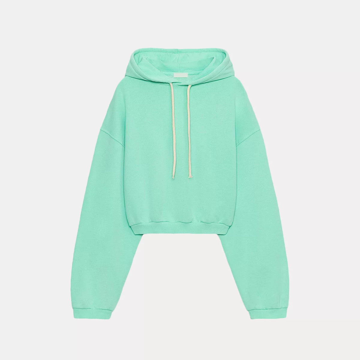 Neon Green Hooded Sweatshirt Set