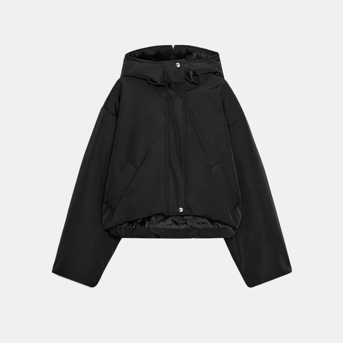 Faux Fur Hooded Jacket