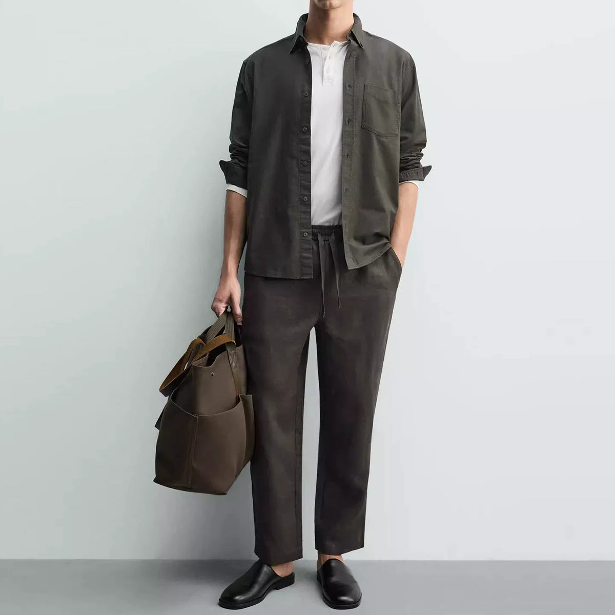 Cool-Touch Stretch Waist Trousers