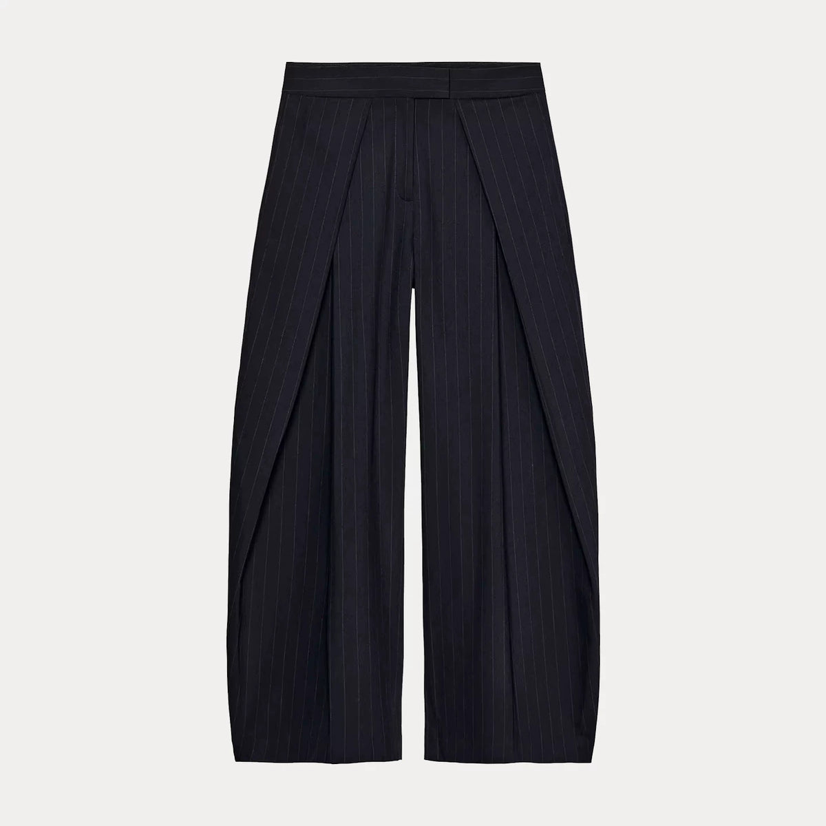 Front-Pleat Relaxed Trousers