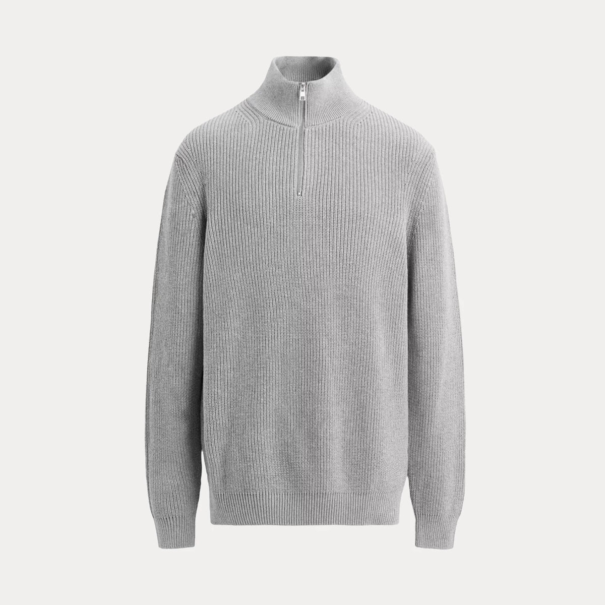Half-Zip Mock Neck Sweater