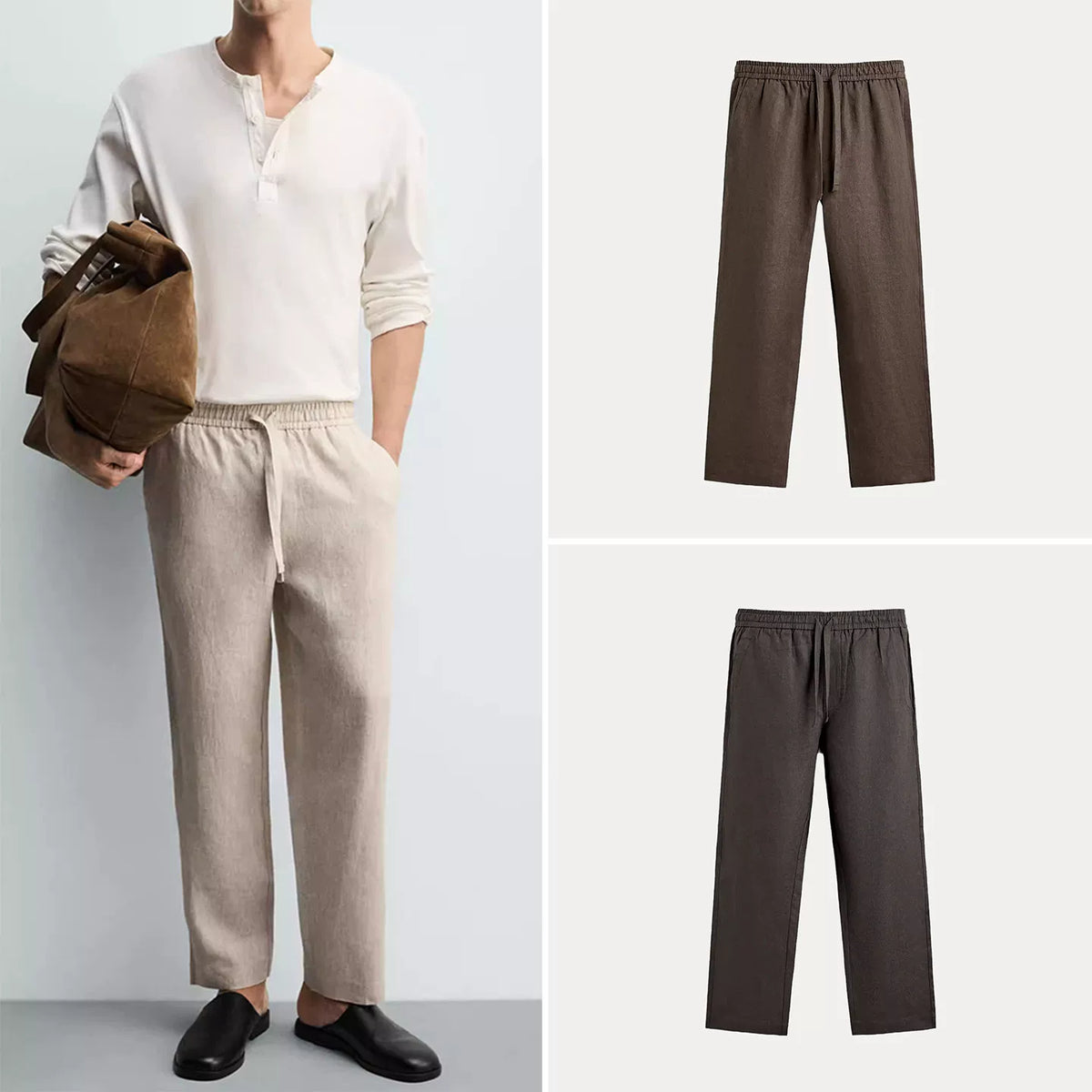 Cool-Touch Stretch Waist Trousers