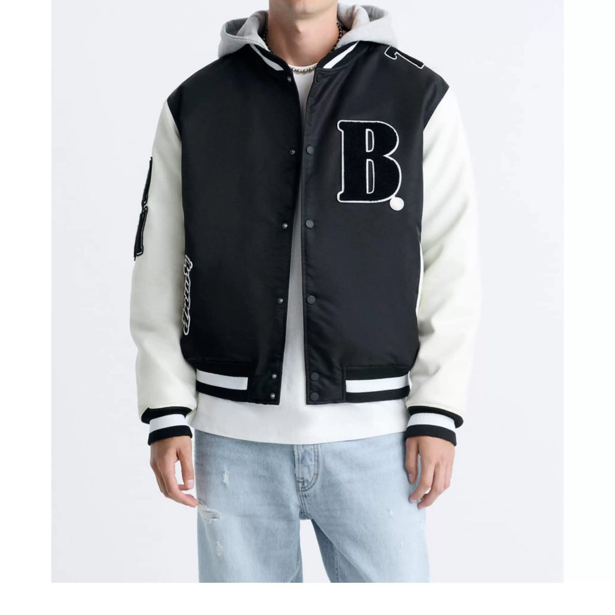 Hooded Pilot Baseball Jacket