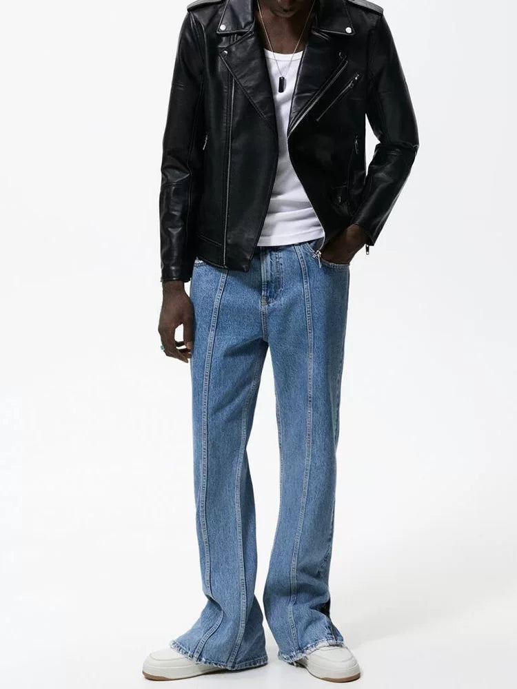 Faux Leather Biker Jacket