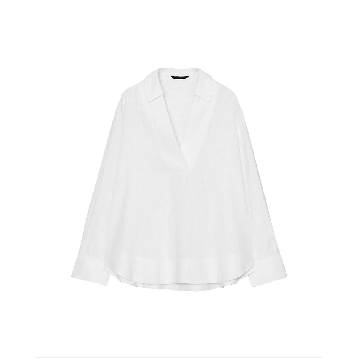 Polo Collar Shirt & Straight Trousers Set