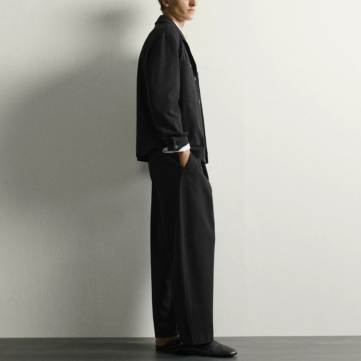 Relaxed Jacket and Balloon Trousers Set