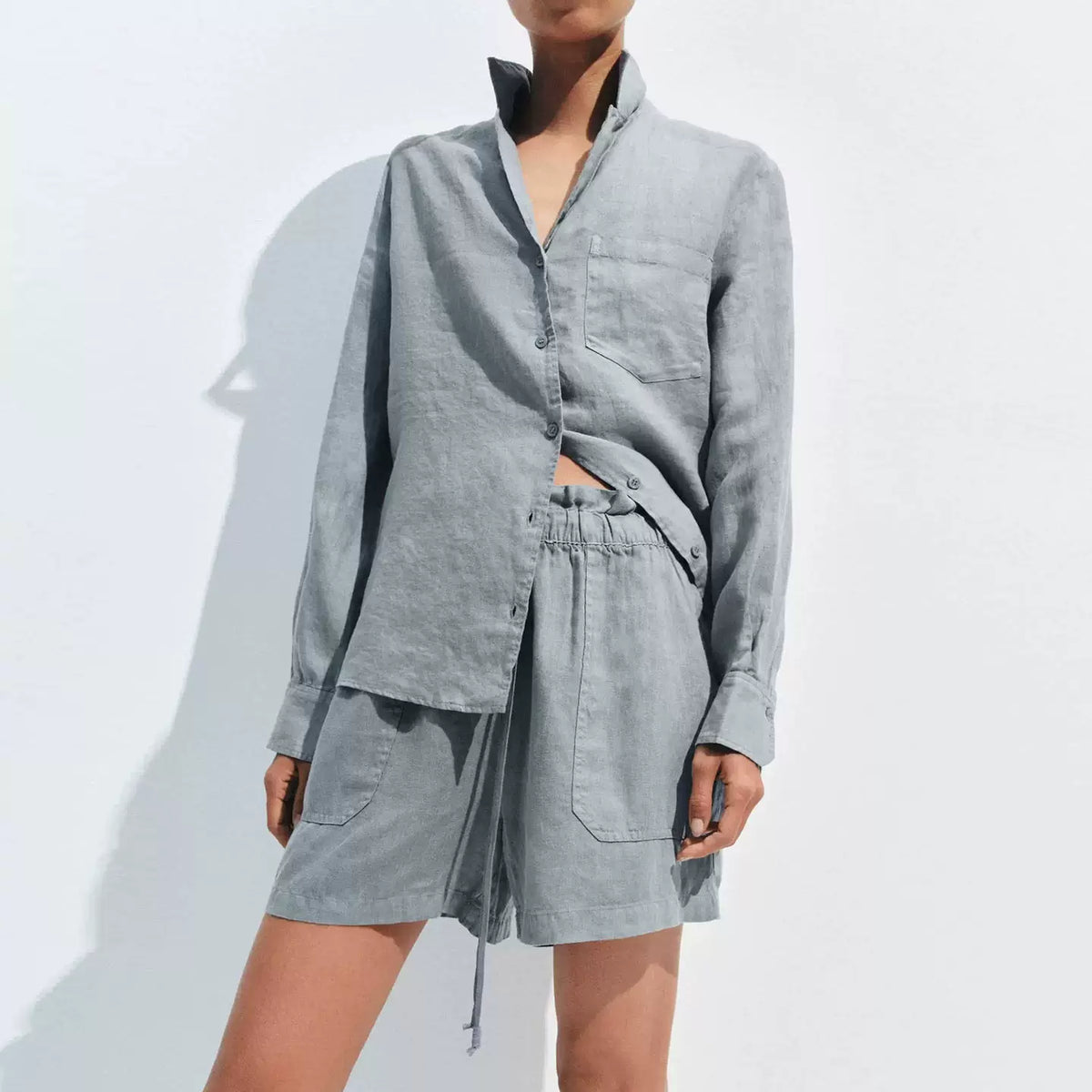 Pocket Shirt and Bucket Trousers Set