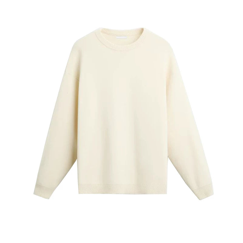 Soft Textured Crew Knit