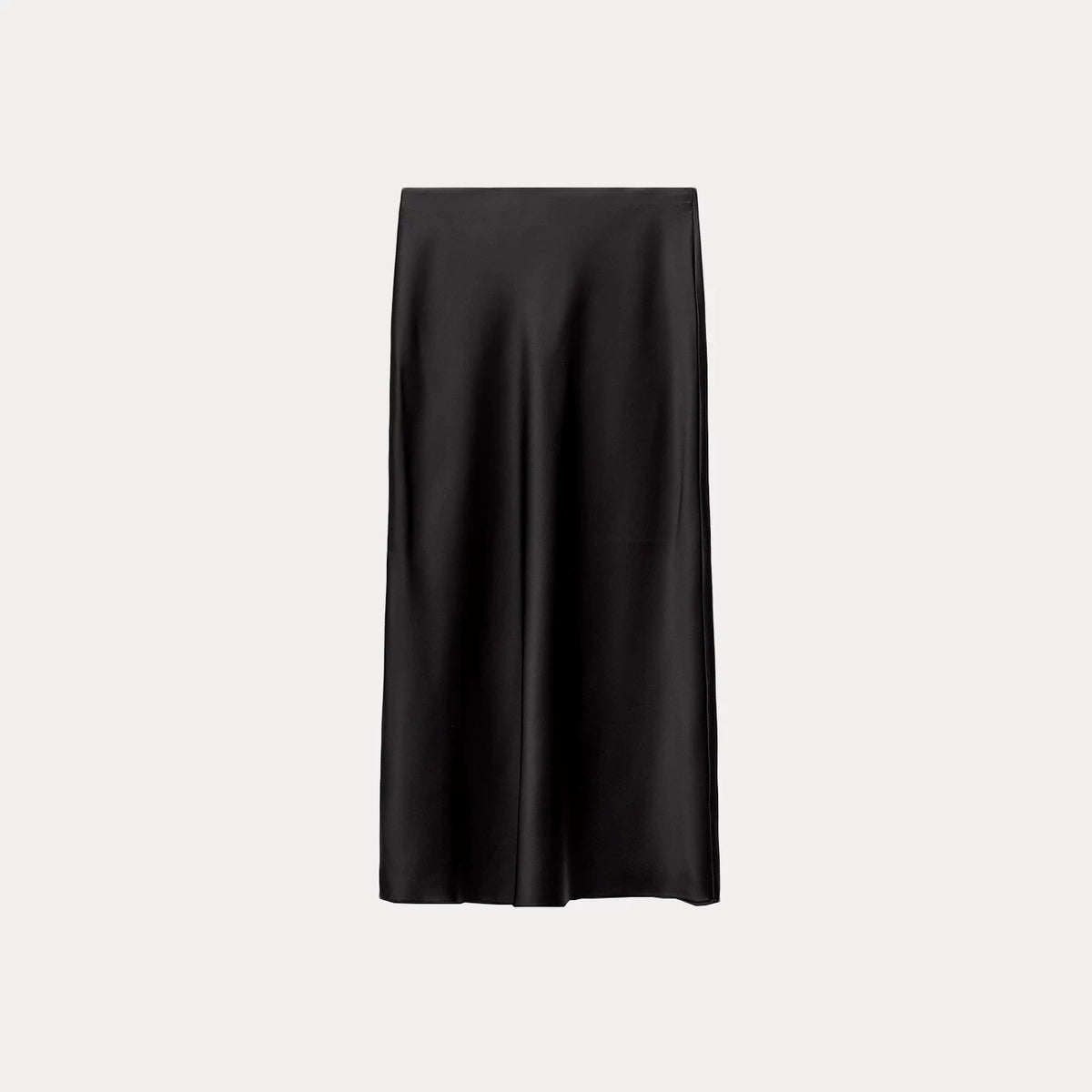 Straight-Cut Midi Skirt