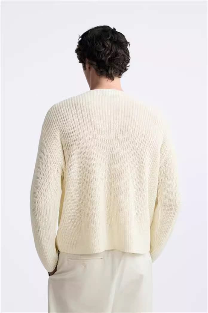White Crew Neck Sweater