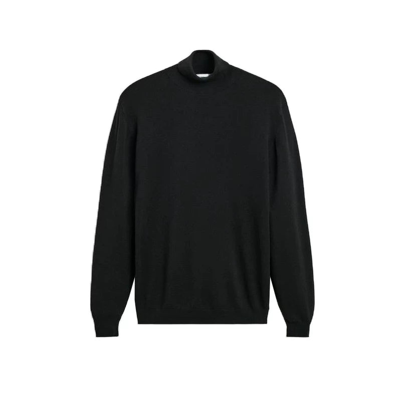 Viscose-Blend Mock-Neck Sweater