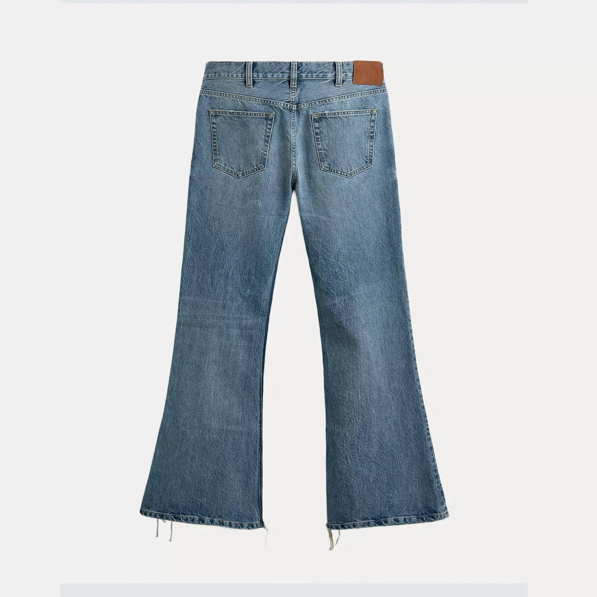 Mid-Rise Flared Jeans