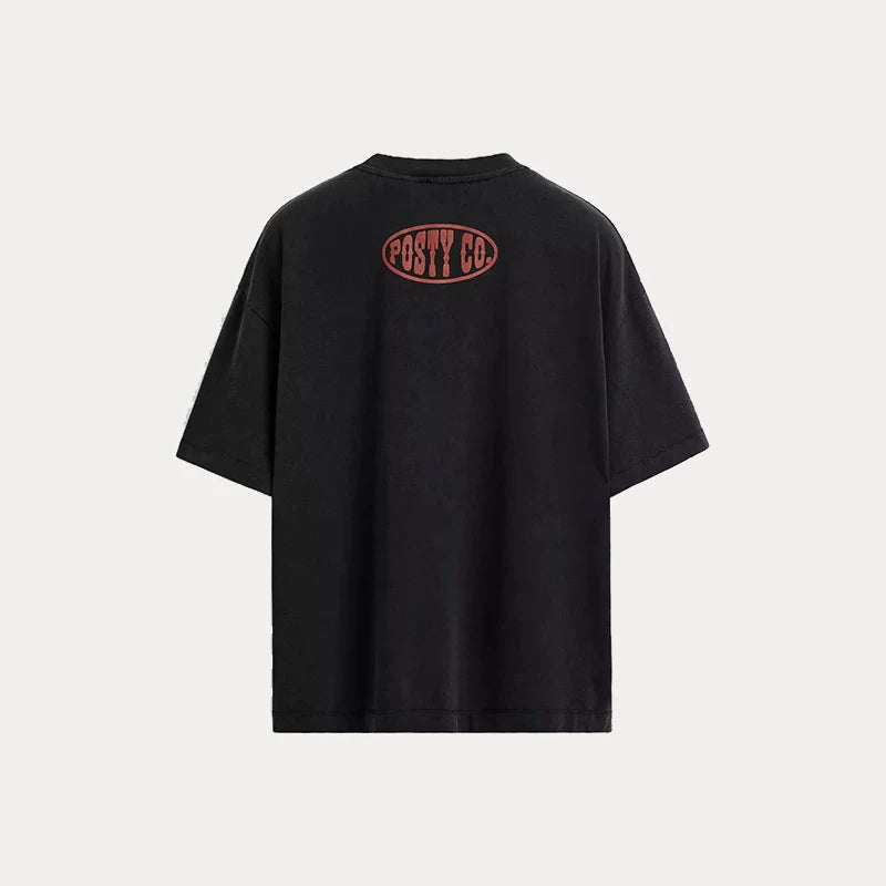 Loose Printed Crew Tee