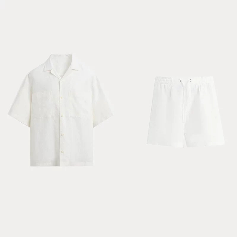 Shirt and Drawstring Shorts Set