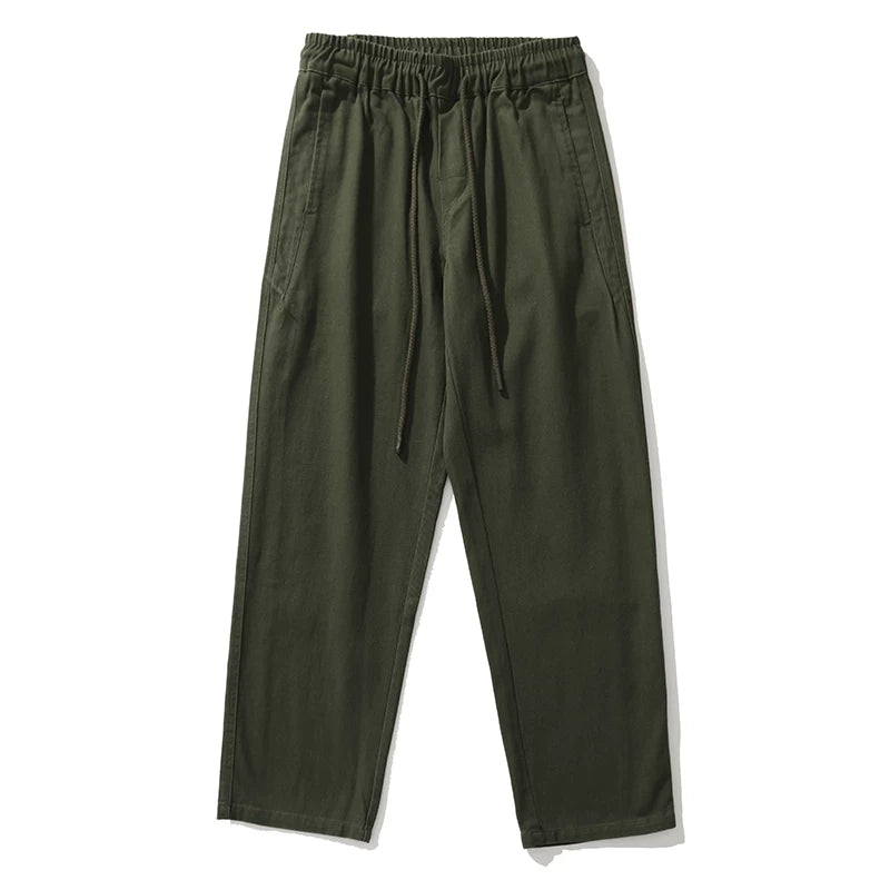Elastic Tapered Cargo Trousers
