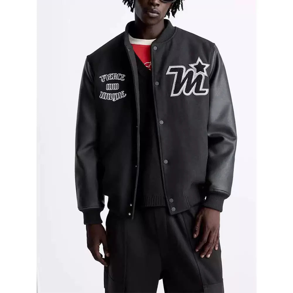 Winter Patch Varsity Jacket
