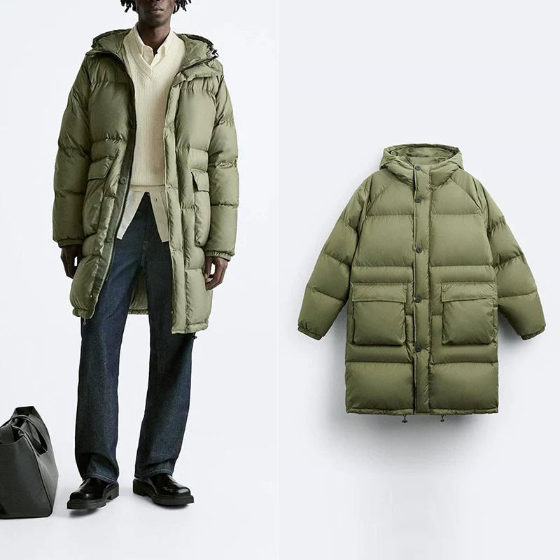 Long Down Puffer Coat