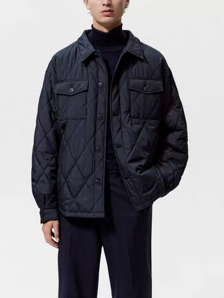 Lightweight Quilted Shirt Jacket