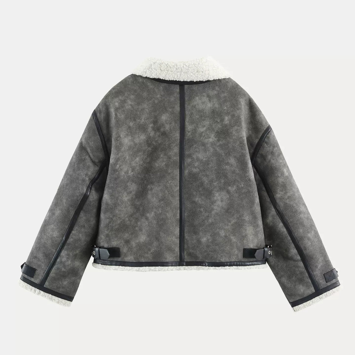 Strap-Detail Reversible Jacket