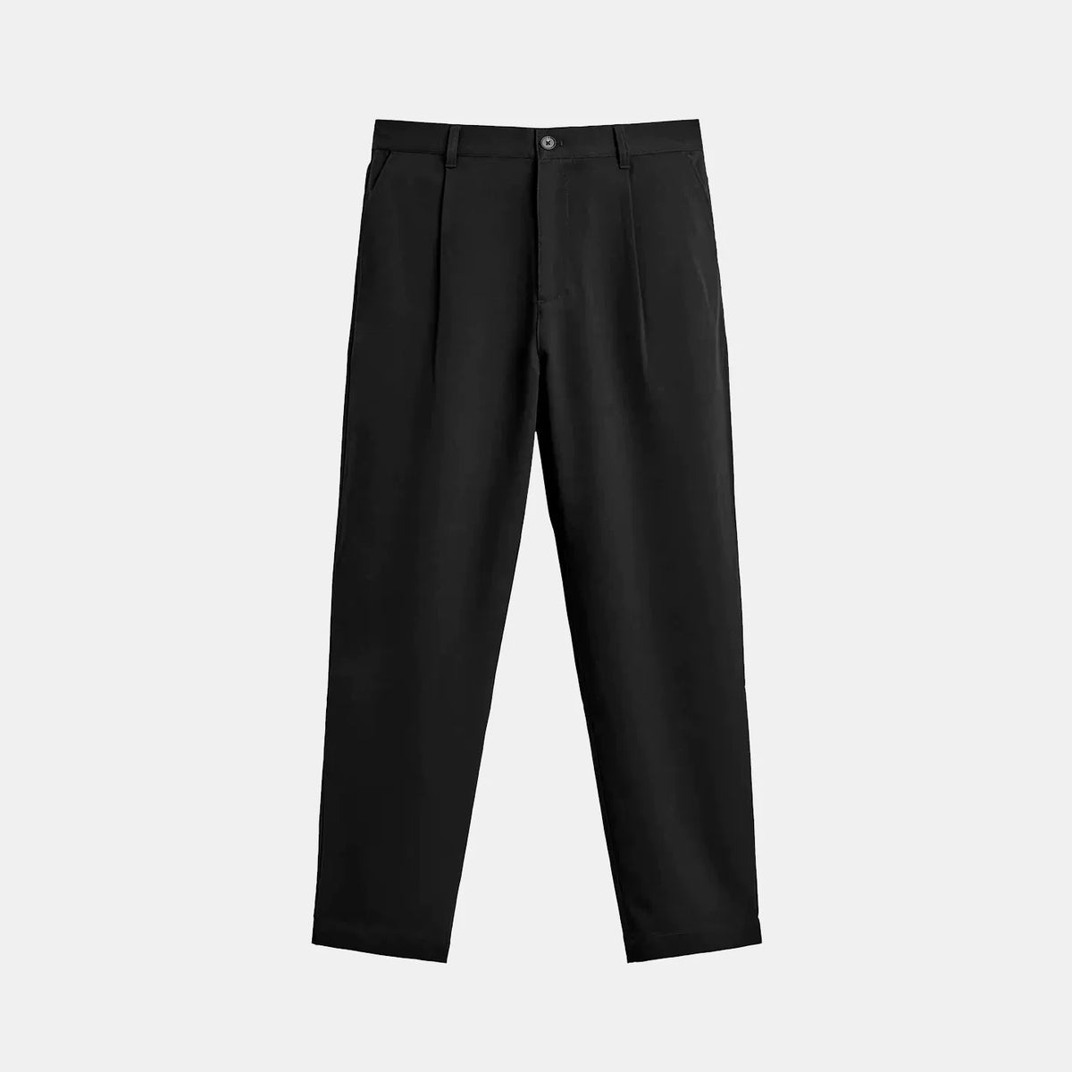Pleat Detail Stretch Trousers