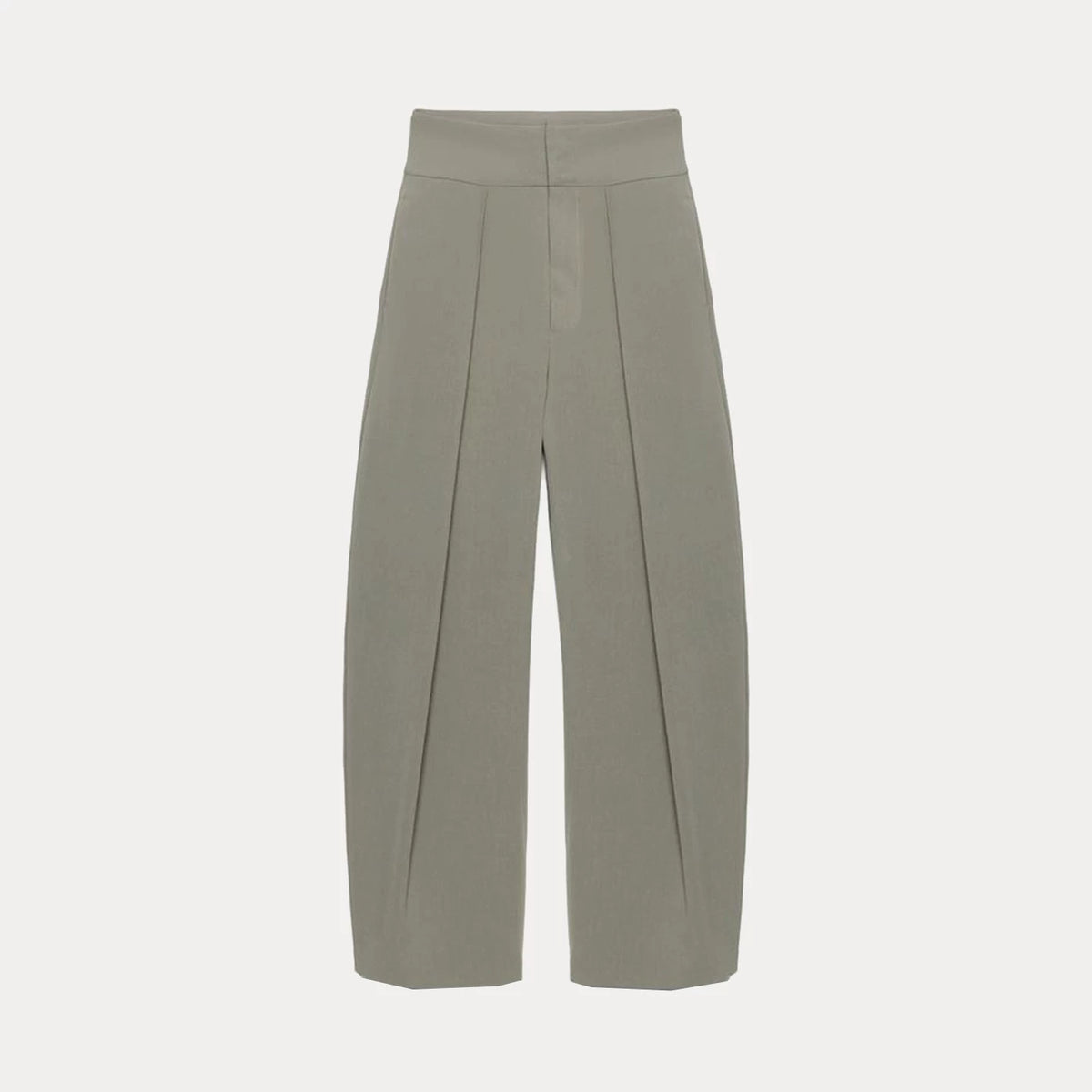 Pleated Balloon-Fit Trousers