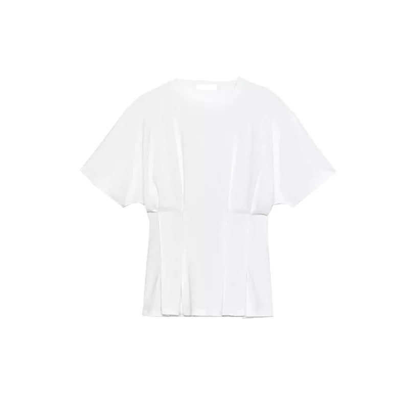 Waist-Tie Fitted T-Shirt