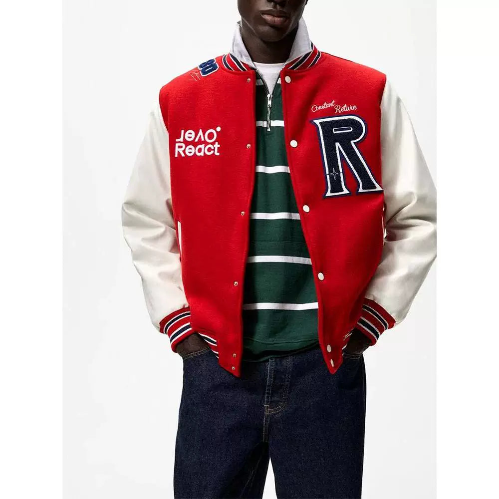 Retro Baseball Flight Jacket