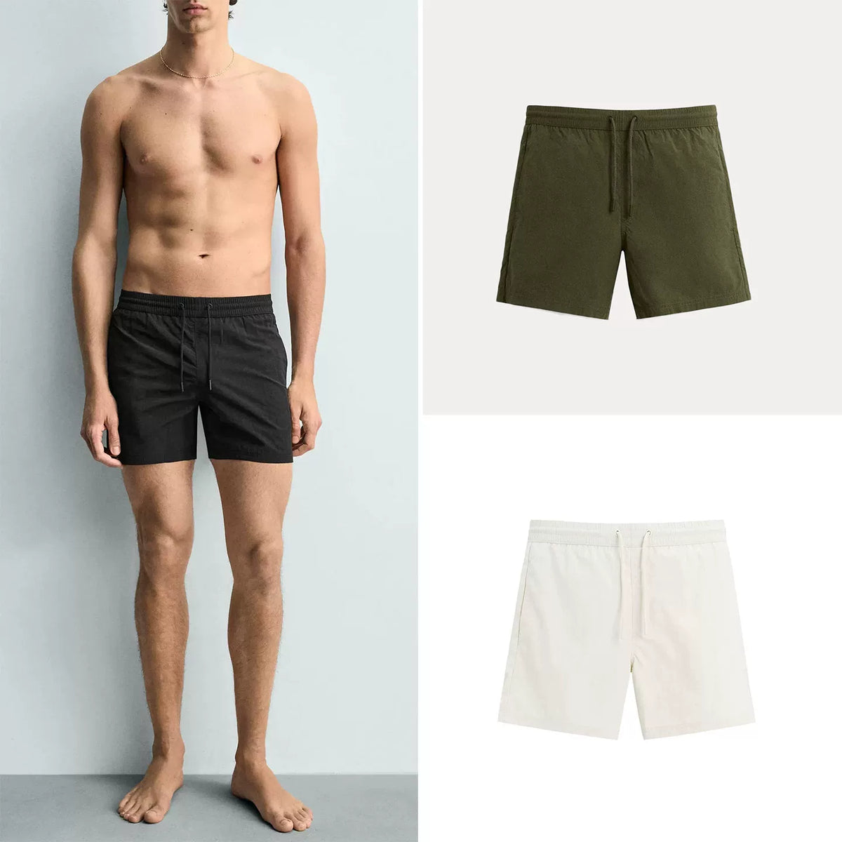 Mid-Length Beach Shorts