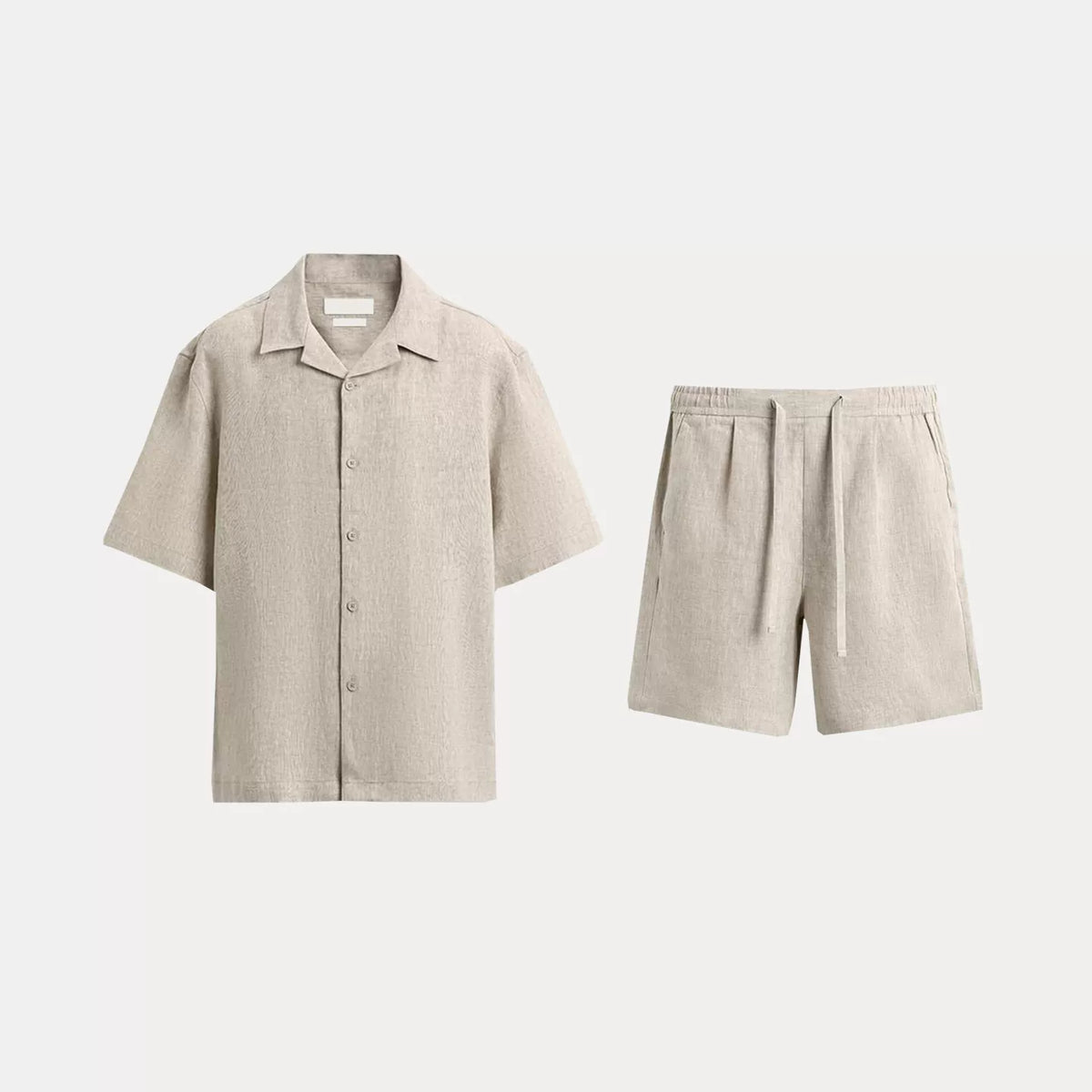 Short-Sleeve Shirt and Shorts Set