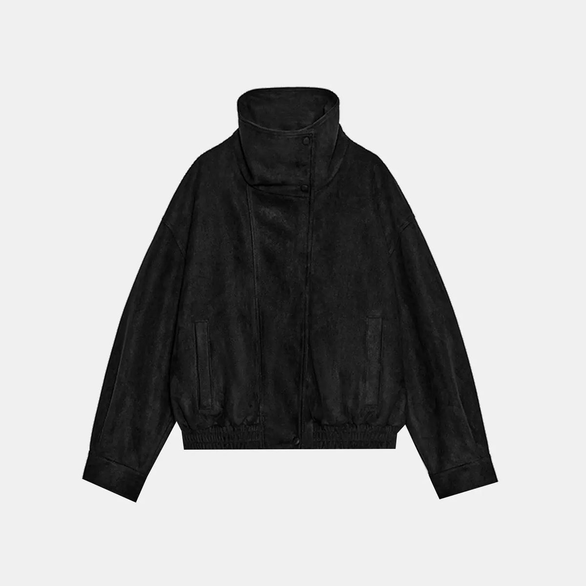 Stand-Collar Aviator Jacket