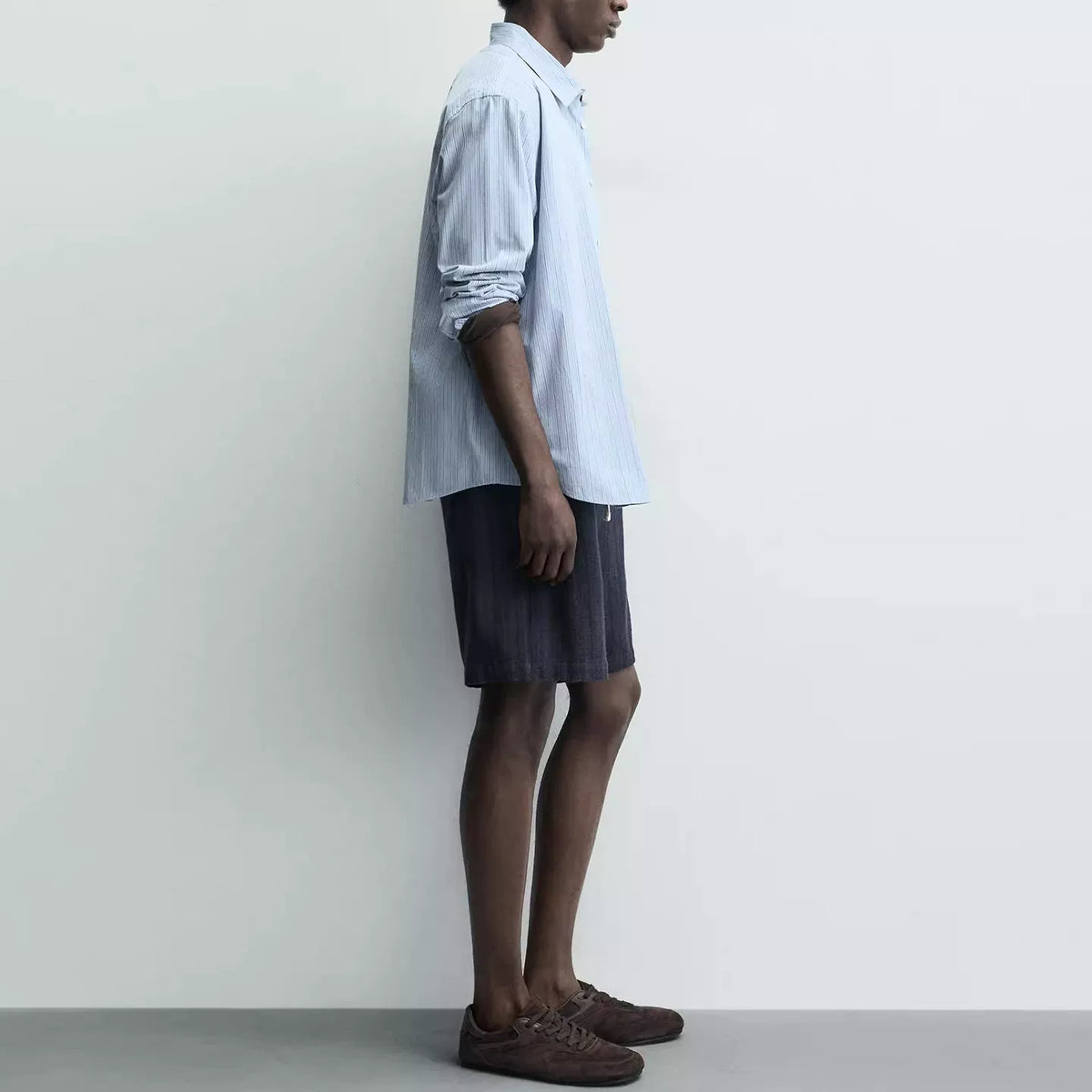 Geometric Jacquard Relaxed Shorts